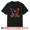 Freedom Rising Patriotic Eagle Usa Flag Premium Tri Blend Shirt