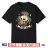 Mayhem Son Daughter Funny Matching Family Kids Girls Boys Shirt