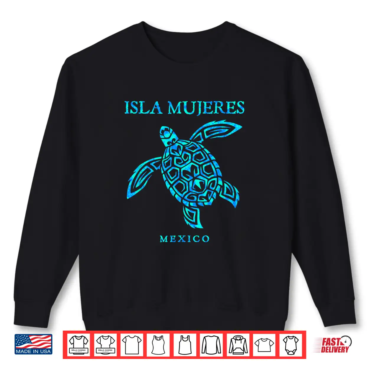 Isla Mujeres Mexico Sea Turtle Colorful Boys Girls Toddler Shirt Isla Mujeres Mexico Sea Turtle Colorful Boys Girls Toddler Shirt