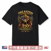 One Nation Under God 250 Years America Christian 4Th Of July Shirt