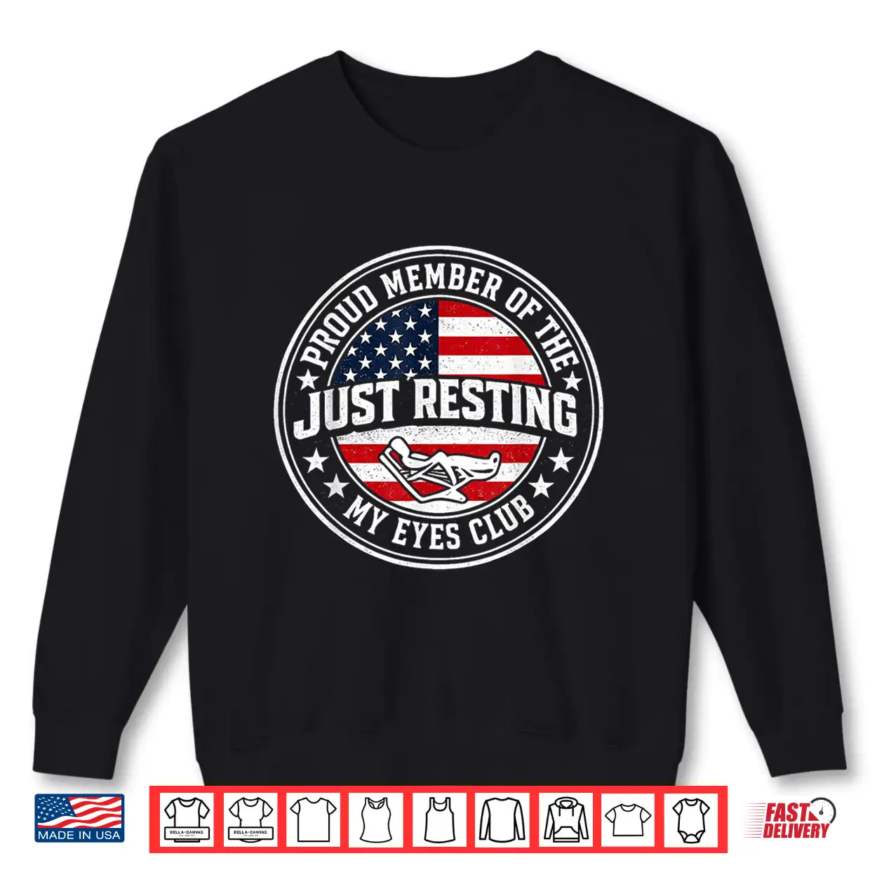 Just Resting My Eyes Club Funny Vintage Relaxation Shirt Just Resting My Eyes Club Funny Vintage Relaxation Shirt
