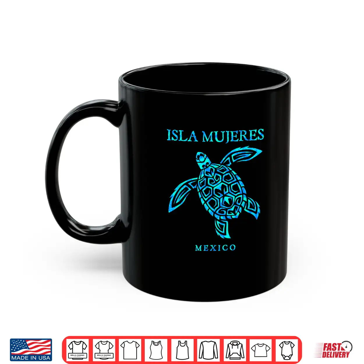 Isla Mujeres Mexico Sea Turtle Colorful Boys Girls Toddler Shirt Isla Mujeres Mexico Sea Turtle Colorful Boys Girls Toddler Shirt
