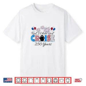 Red White Cruise 250 Years Matching Family Cruise Vacation Shirt