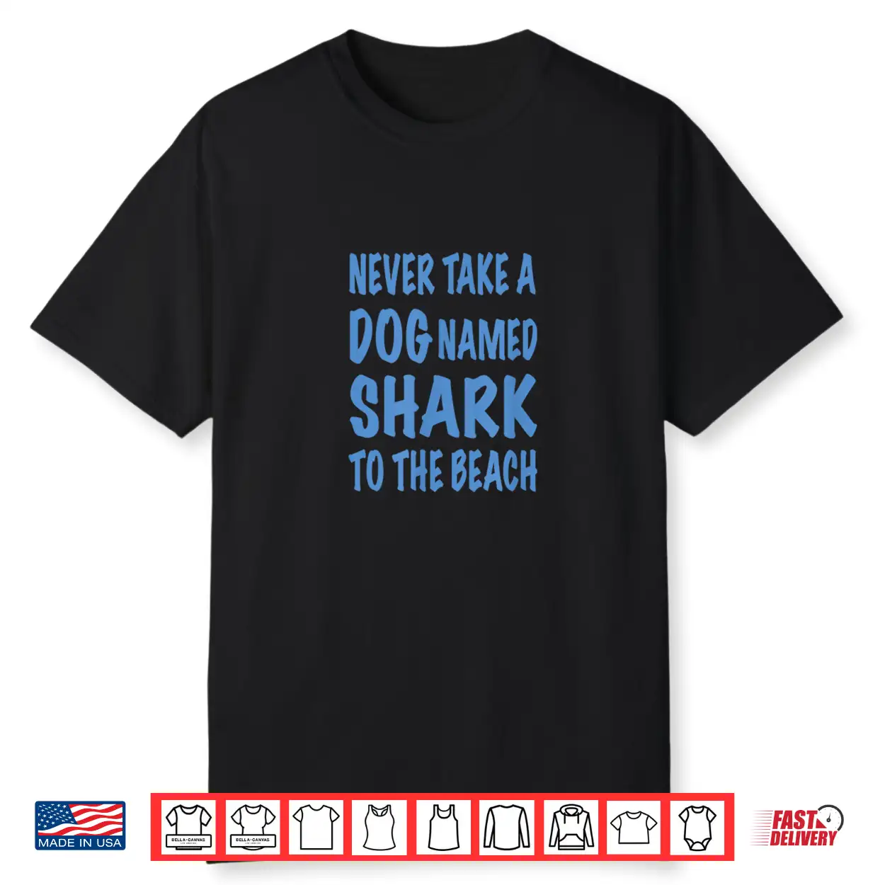Shark Dog Beach Surf Tee Shirt Shark Dog Beach Surf Tee Shirt