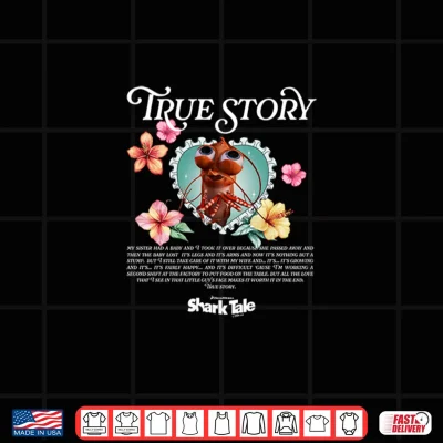 Design Shark Tale Shrimp True Story Shirt