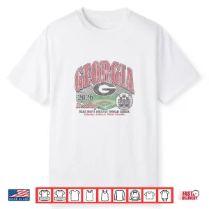 Georgia Bulldogs College World Series 2026 Cws Baseball Shirt