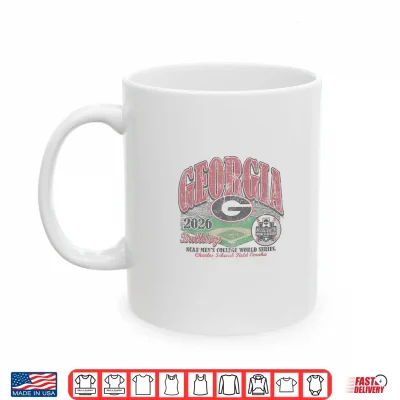 Mug Georgia Bulldogs College World Series 2026 CWS Baseball Shirt