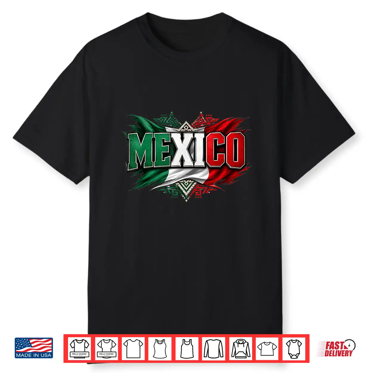 Mexico Flag Graphic Patriotic Mexican Shirt Mexico Flag Graphic Patriotic Mexican Shirt