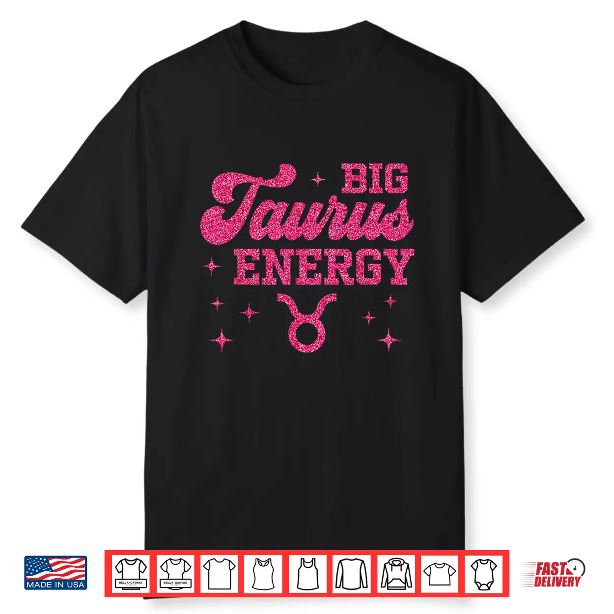 Big Taurus Energy Women Girls Zodiac Sign Birthday Queen Shirt Big Taurus Energy Women Girls Zodiac Sign Birthday Queen Shirt