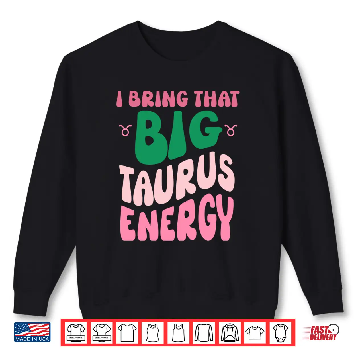 Big Taurus Energy Women Birthday Horoscope Groovy Vibes Pink Shirt Big Taurus Energy Women Birthday Horoscope Groovy Vibes Pink Shirt