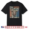 Retro Vintage Design Taurus Zodiac Sign Birthday Horoscope Shirt