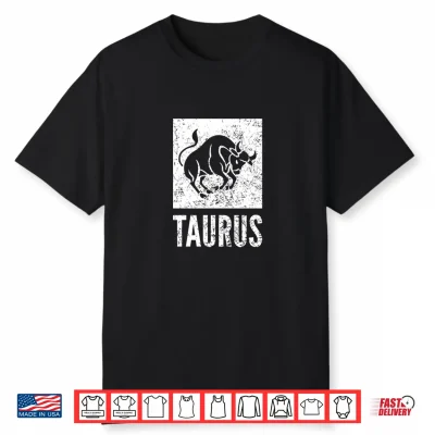 Star Sign Taurus Shirt Zodiac Signs Shirt Vintage Print Shirt