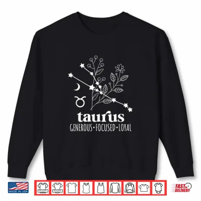 Sweatshirt Taurus Definition Taurus Zodiac Sign Taurus Birthday Shirt