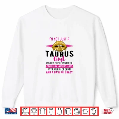 Sweatshirt Taurus Girl Zodiac Sign Astrology Shirt