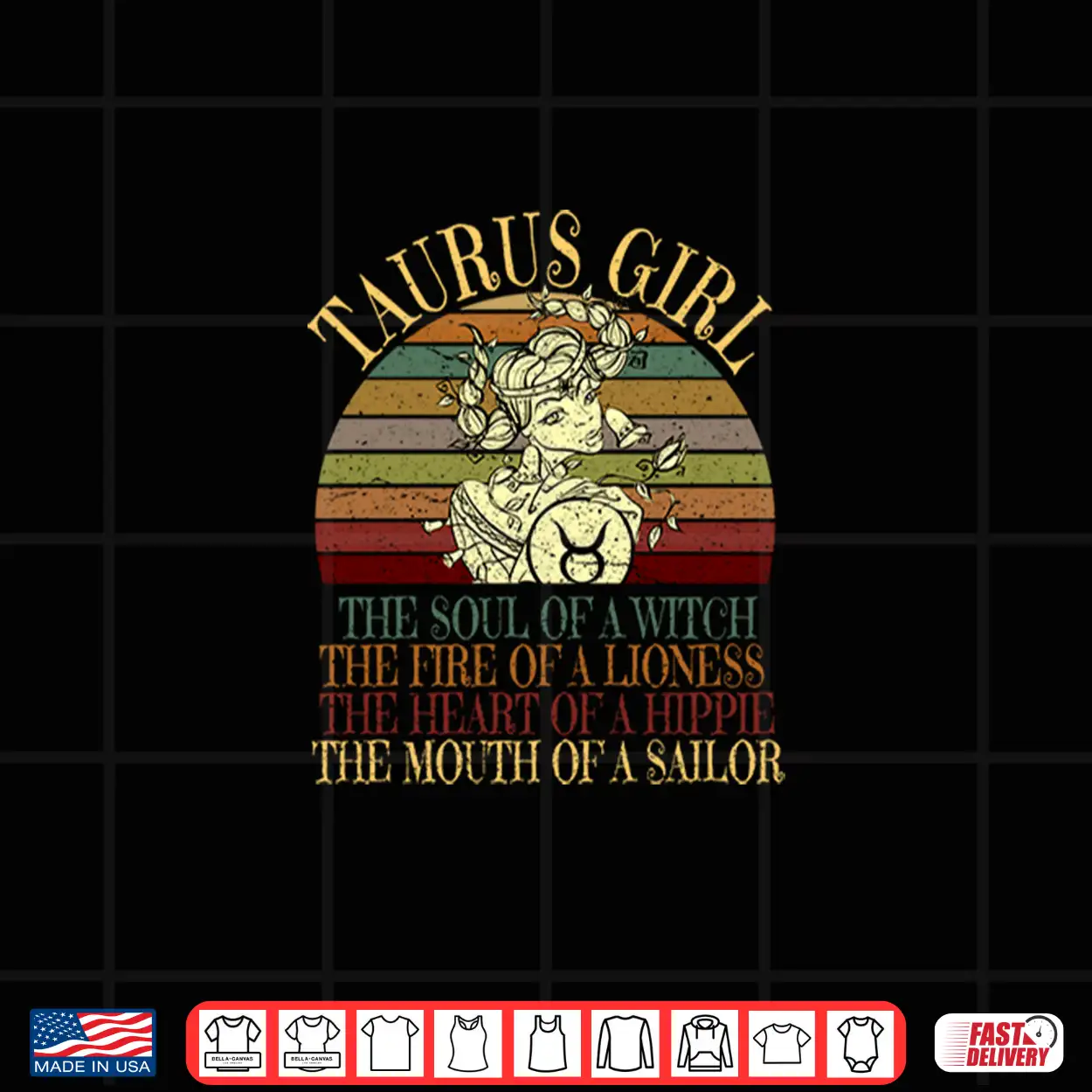 Taurus Girl Zodiac Sign Hoodie April & May Birthday Women Shirt Taurus Girl Zodiac Sign Hoodie April & May Birthday Women Shirt