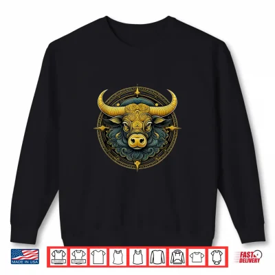 Sweatshirt Taurus Vibes Stars Power Birthday Shirt