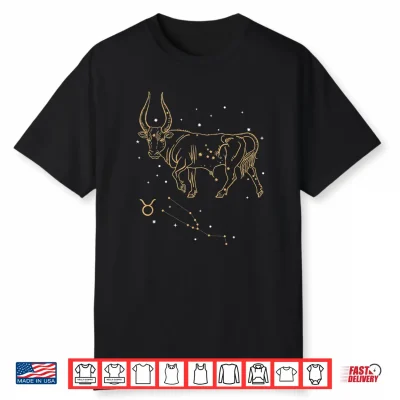Taurus Zodiac Sign Birthday March To April Astrology Taurus Shirt