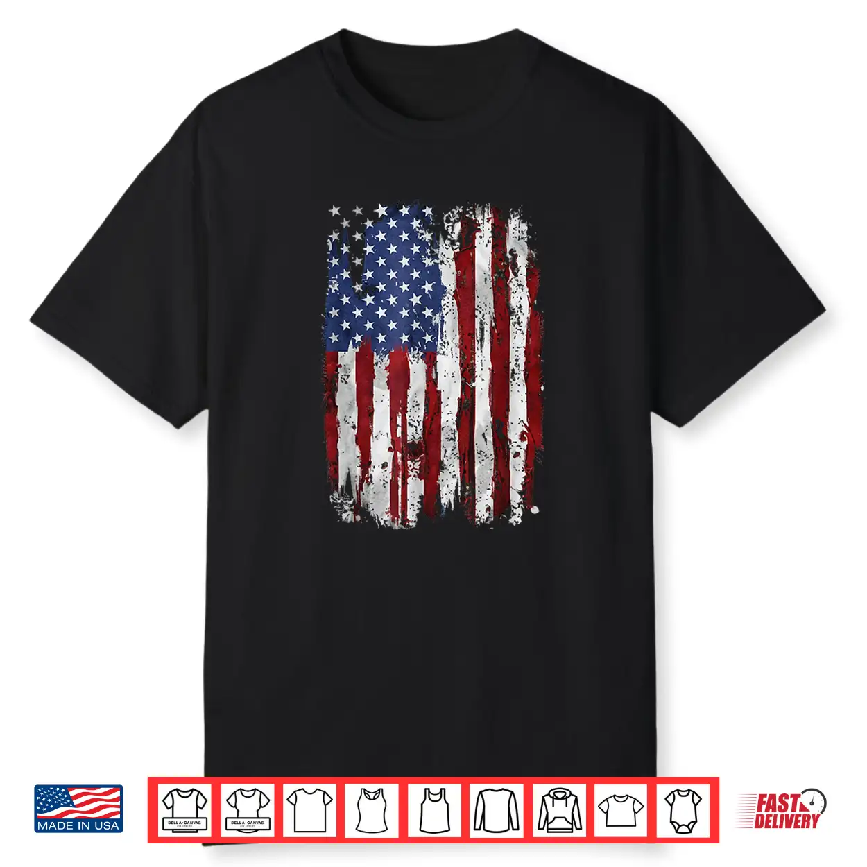 Distressed American Flag 4Th July Patriotic Usa Independence Shirt Distressed American Flag 4Th July Patriotic Usa Independence Shirt