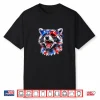 Funny Patriotic Raccoon Usa Flag Vintage 4Th Of July Art Shirt