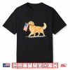 Golden Retriever American Flag Golden Retriever 4Th Of July Shirt