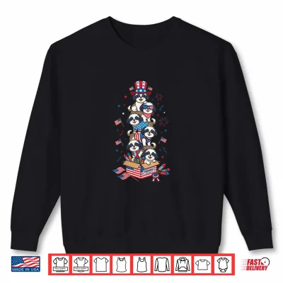 Shih Tzu Dog American Usa Flag Memorial Day 4Th Of July Shirt 2 Sweatshirt Shih Tzu Dog American USA Flag Memorial Day 4th of July Shirt