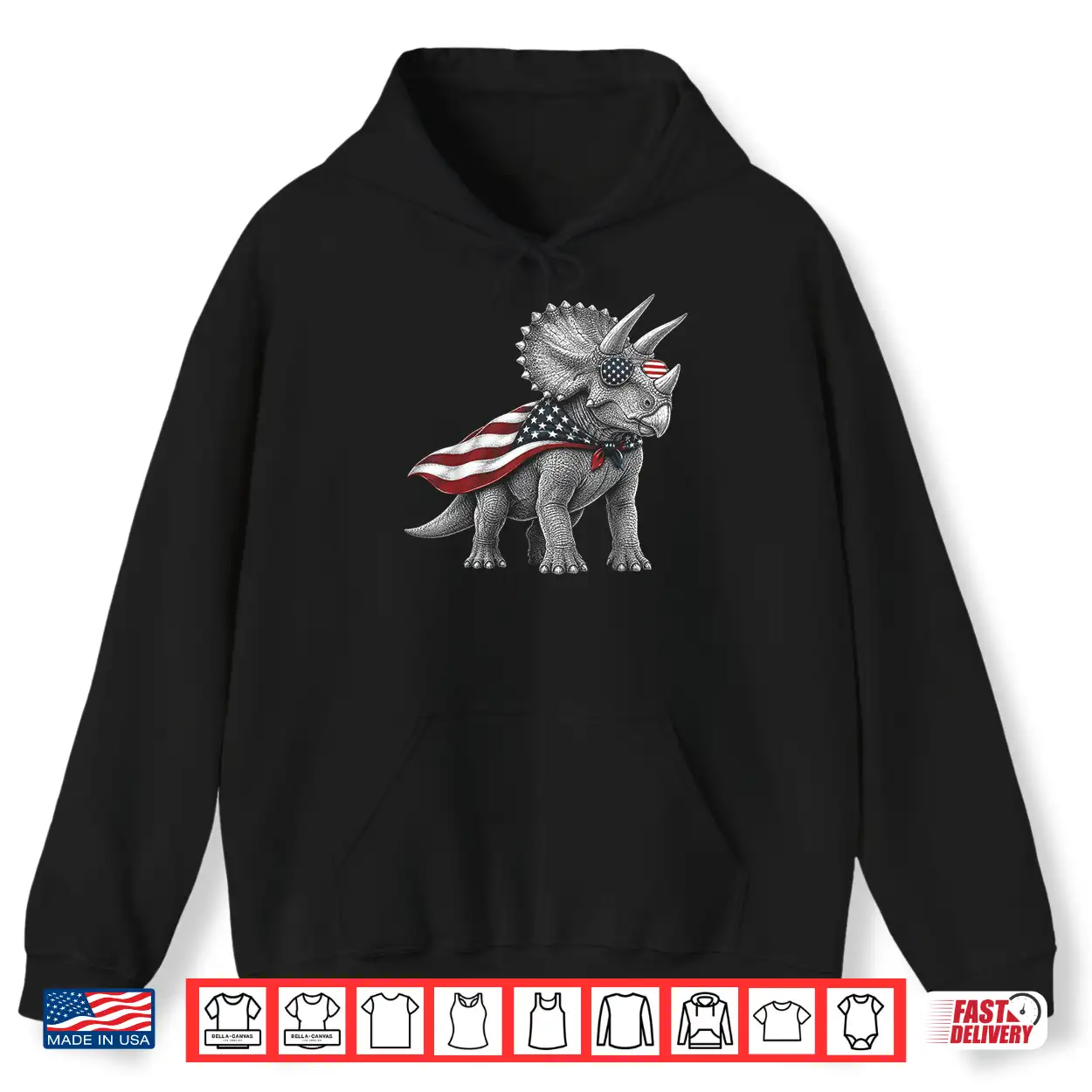 Triceratops 4Th Of July Us American Flag Patriotic Dinosaur Shirt Triceratops 4Th Of July Us American Flag Patriotic Dinosaur Shirt
