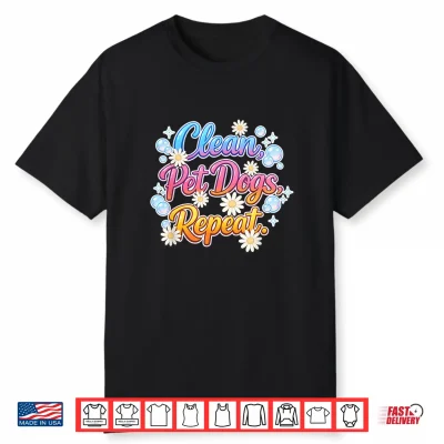 Cute Dog Cleaning Shirt