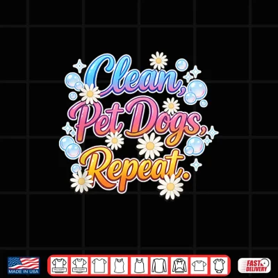 Design Cute Dog Cleaning Shirt