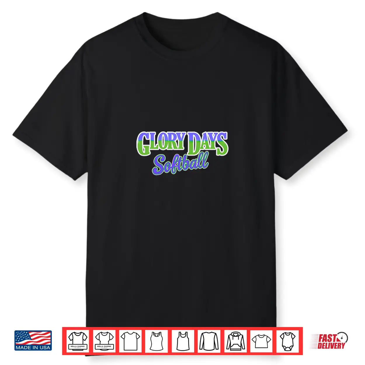 Glory Days Softball Premium Tri Blend Shirt Glory Days Softball Premium Tri Blend Shirt