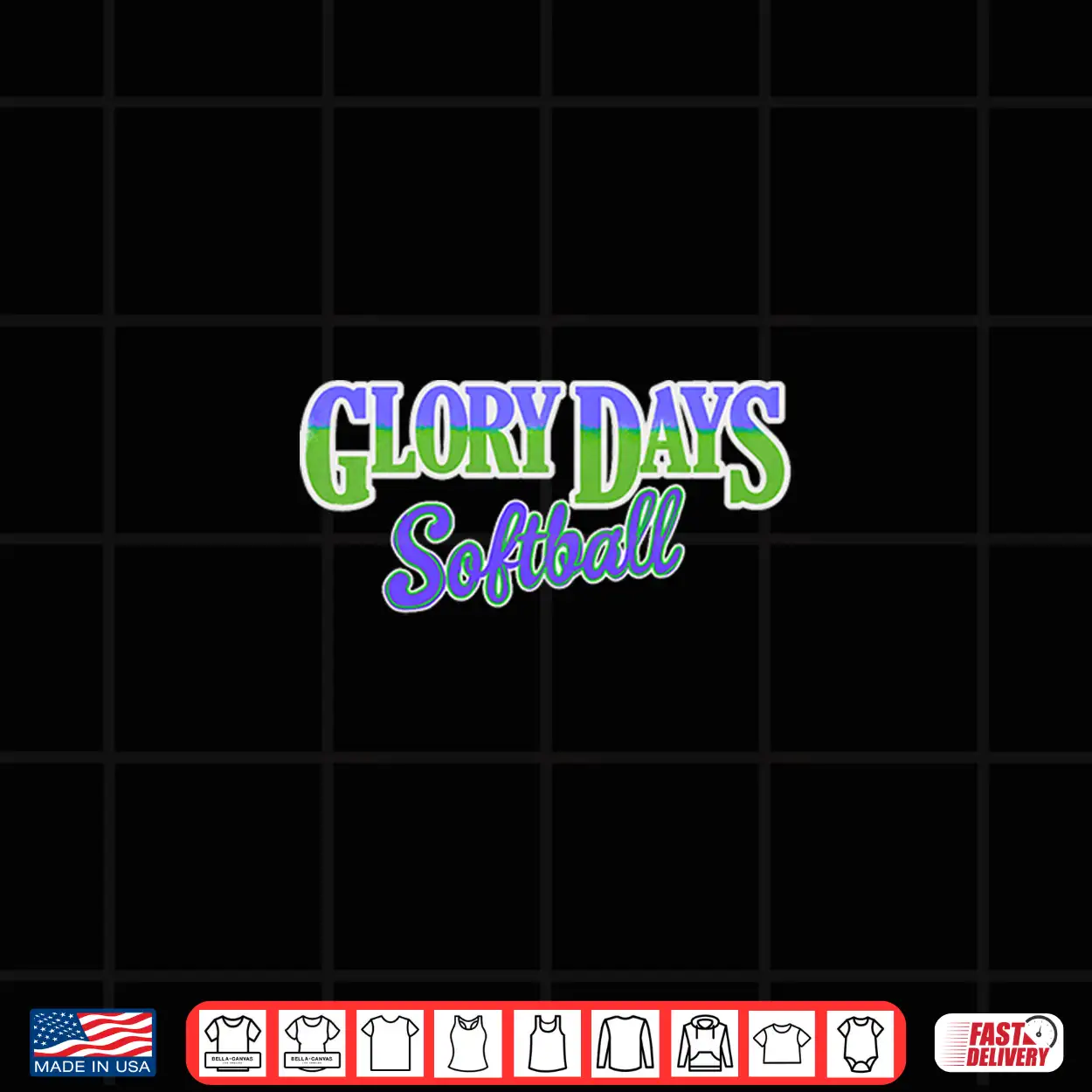 Glory Days Softball Premium Tri Blend Shirt Glory Days Softball Premium Tri Blend Shirt