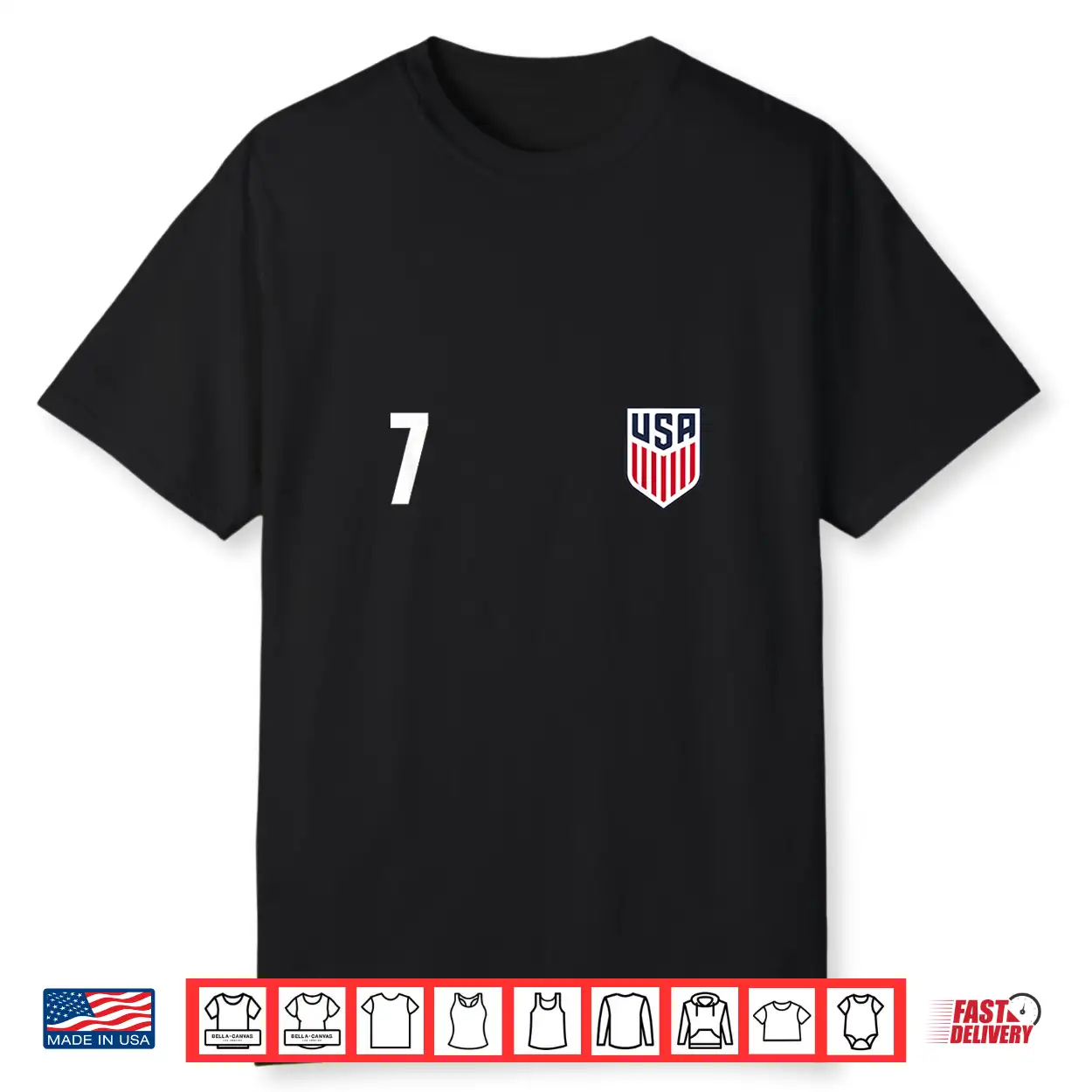 Officially Licensed Us Soccer Team Gio Reyna Legacy #7 Shirt Officially Licensed Us Soccer Team Gio Reyna Legacy #7 Shirt