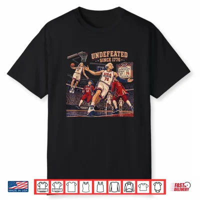 Patriotic Undefeated Since 1776 4Th Of July Independence Day Shirt