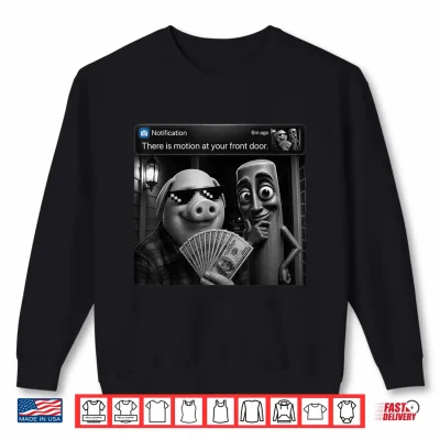Sweatshirt Tung Tung Tung Sahur John Pork Meme Brainrot for Kids Shirt