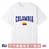 Colombia National Flag Proud Colombian Men Women Yellow Shirt