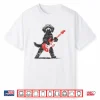 Funny Rock Goldendoodle Dog Playing Guitar Music Lover Dog Shirt
