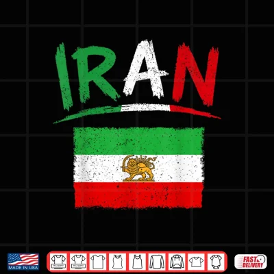 Design Iran Lion Sun FlagIranPersianFlag of Iran Shirt