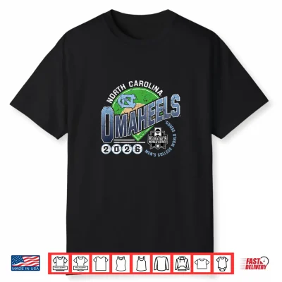 North Carolina Tar Heels College World Series 2026 Omaheels Shirt