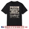 Prison Is Perfect For Liberals Anti Liberal On Back Shirt