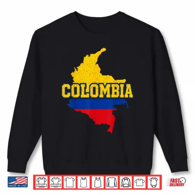 Proud Family Patriotic Of Country Columbia Flag Men Women Shirt 2 Sweatshirt Proud Family Patriotic of Country Columbia Flag Men Women Shirt