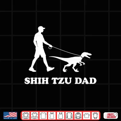 Design Shih Tzu Dad Performance Shirt