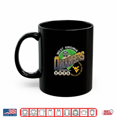 West Virginia Mountaineers Cws Baseball 2026 Omaneers Retro Shirt 3 Mug West Virginia Mountaineers CWS Baseball 2026 Omaneers Retro Shirt