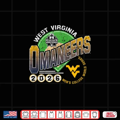 West Virginia Mountaineers Cws Baseball 2026 Omaneers Retro Shirt 4 Design West Virginia Mountaineers CWS Baseball 2026 Omaneers Retro Shirt