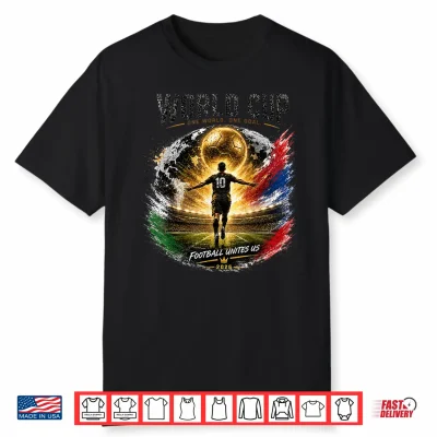 Soccer Wm World Cup 2026 Black Shirt