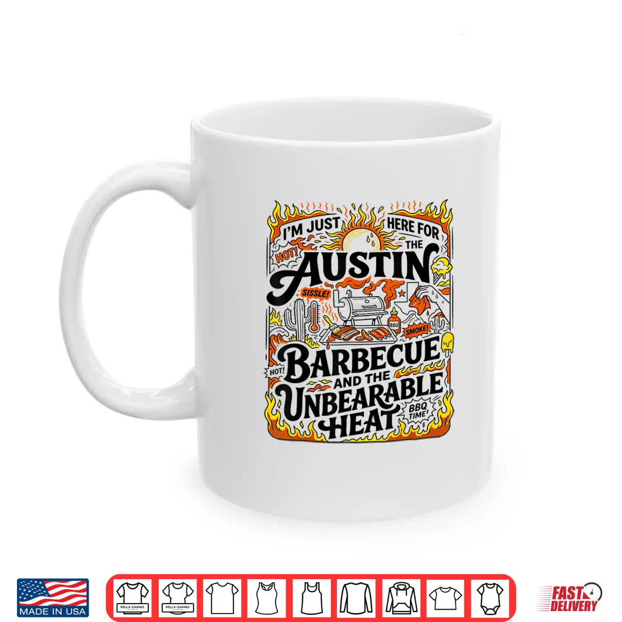 Austin Texas Barbecue And Summer Heat Shirt Austin Texas Barbecue And Summer Heat Shirt