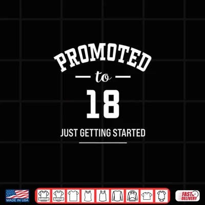 Design 18th Birthday Funny Turning 18 Years Old Eighteen Adult Premium Tri Blend Shirt