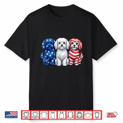 Maltese American Flag 4Th Of July Independence Day Shirt