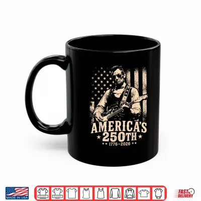 Mug Lincoln Guitar United States 250 Anniversary Shirt