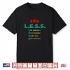 L.E.S.S.  Teal Shirt