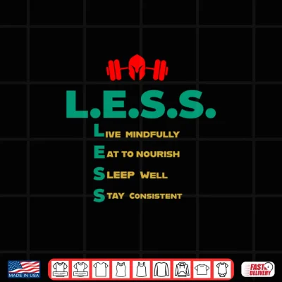 Design L.E.S.S. Teal Shirt