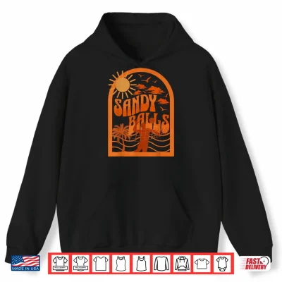 Sandy Balls Funny Beach Volleyball Shirt 1 Hoodie Sandy Balls Funny Beach Volleyball Shirt